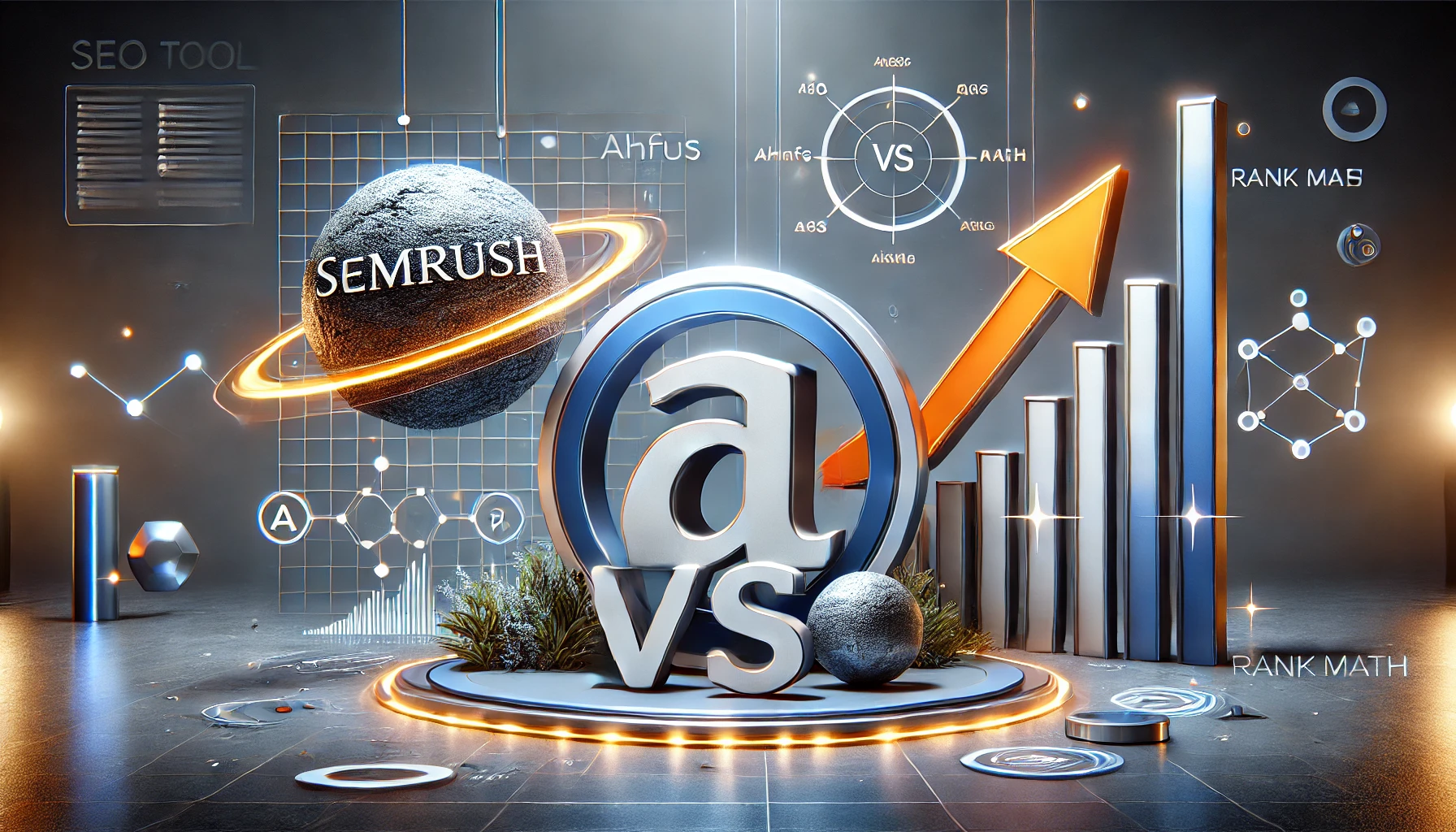 ahrefs vs semrush vs rank math