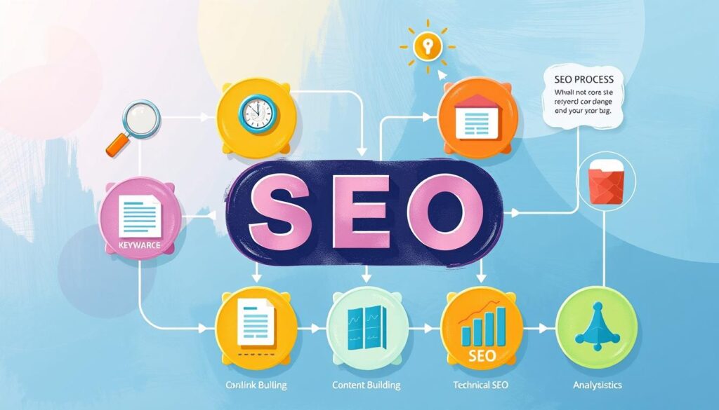 SEO Process Infographic