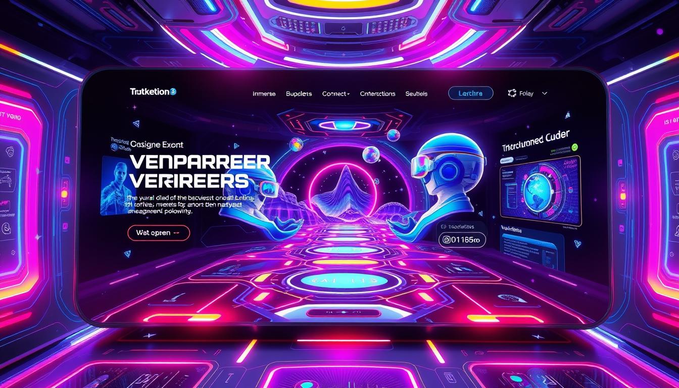 immersive virtual reality website design